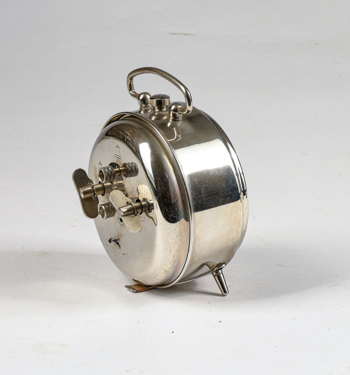 Sveglia Mauthe Repeto Coore acciaio cromo con suoneria vintage originale 1950