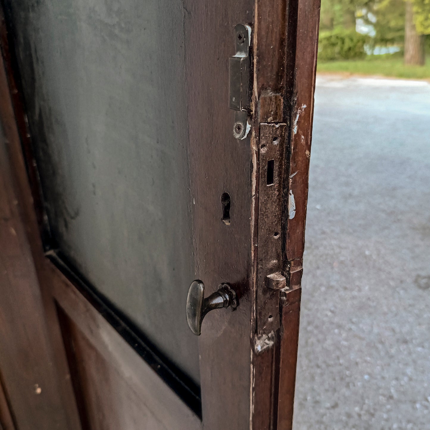 Porta con telaio due ante Italia epoca prima metà dell'800