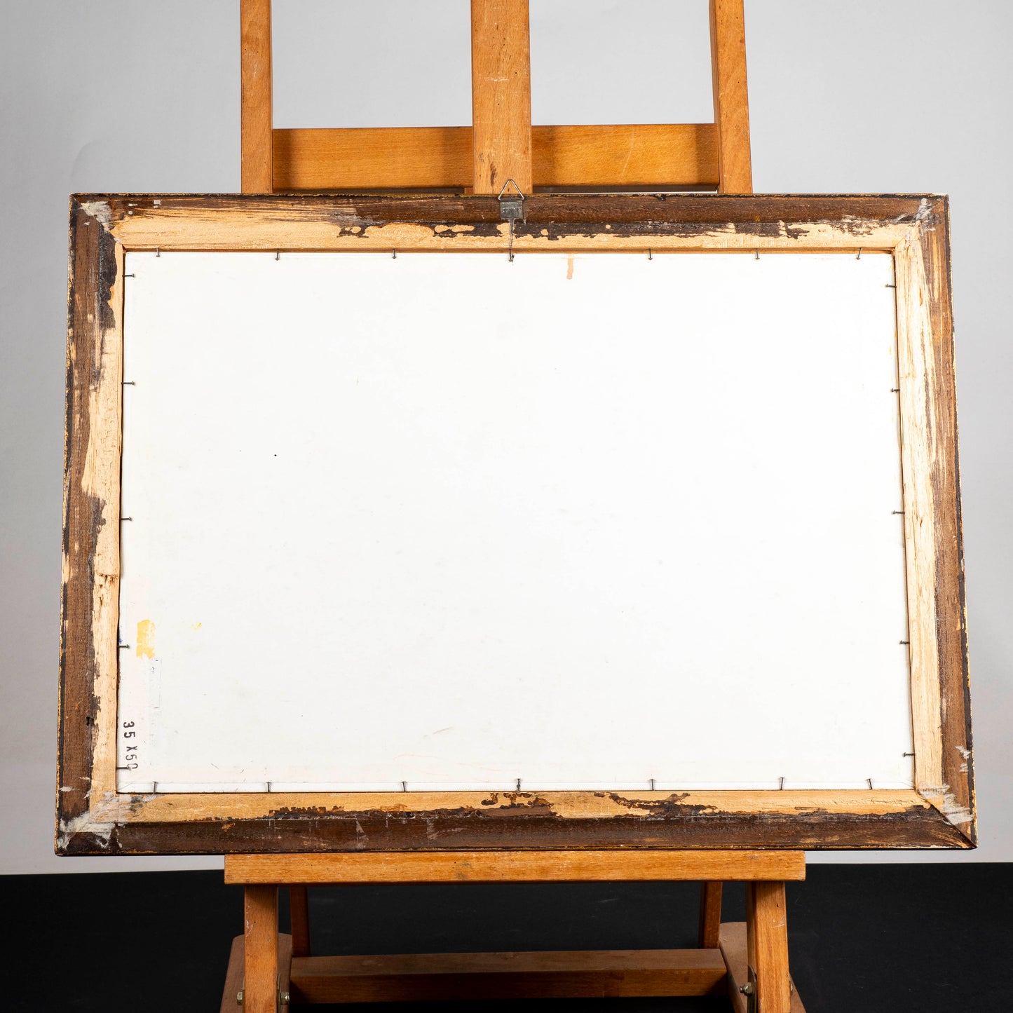 quadro dipinto su tela e cartone firmato v. monti