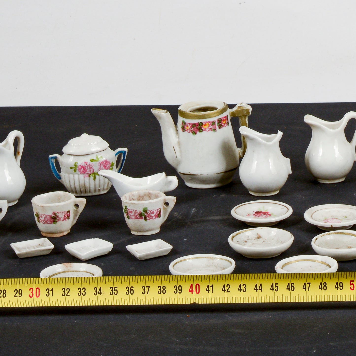 Set da gioco servizio in ceramica epoca metà XX secolo