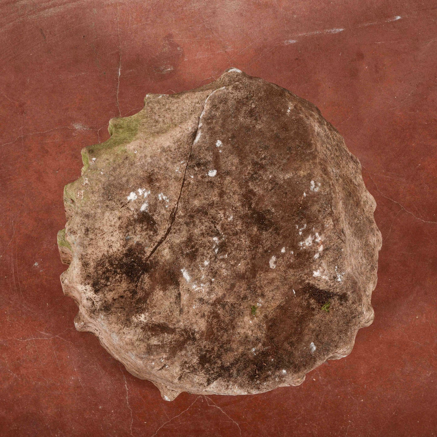 Frammento colonna in pietra scanalata antica