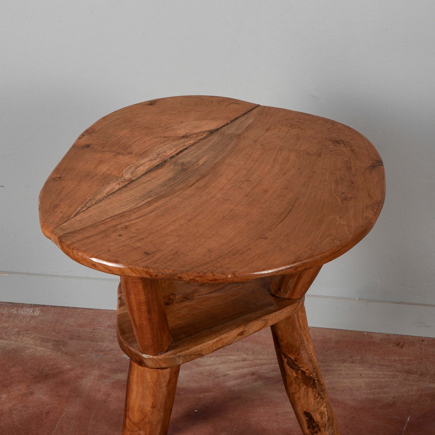 Tavolino in legno massetto stile rustico