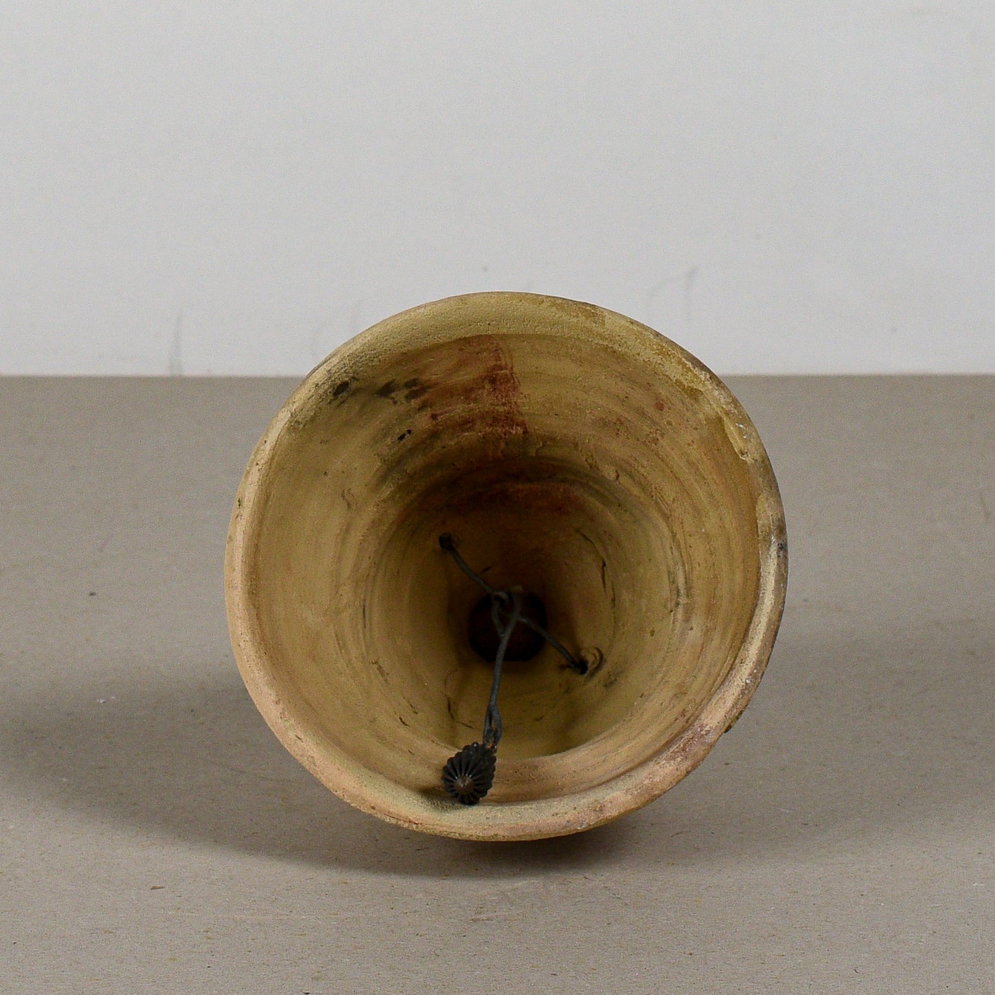 campana in terracotta artigianale antica XX secolo