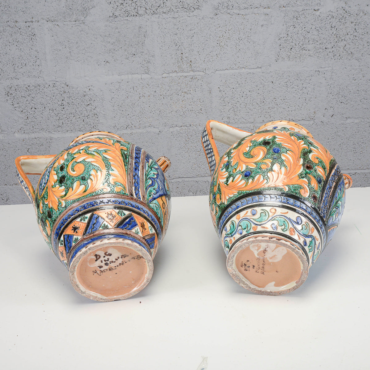 Set coppia vasi deruta meta del 900