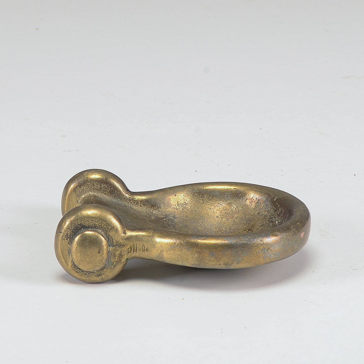 Posacenere bronzo da barca XX secolo
