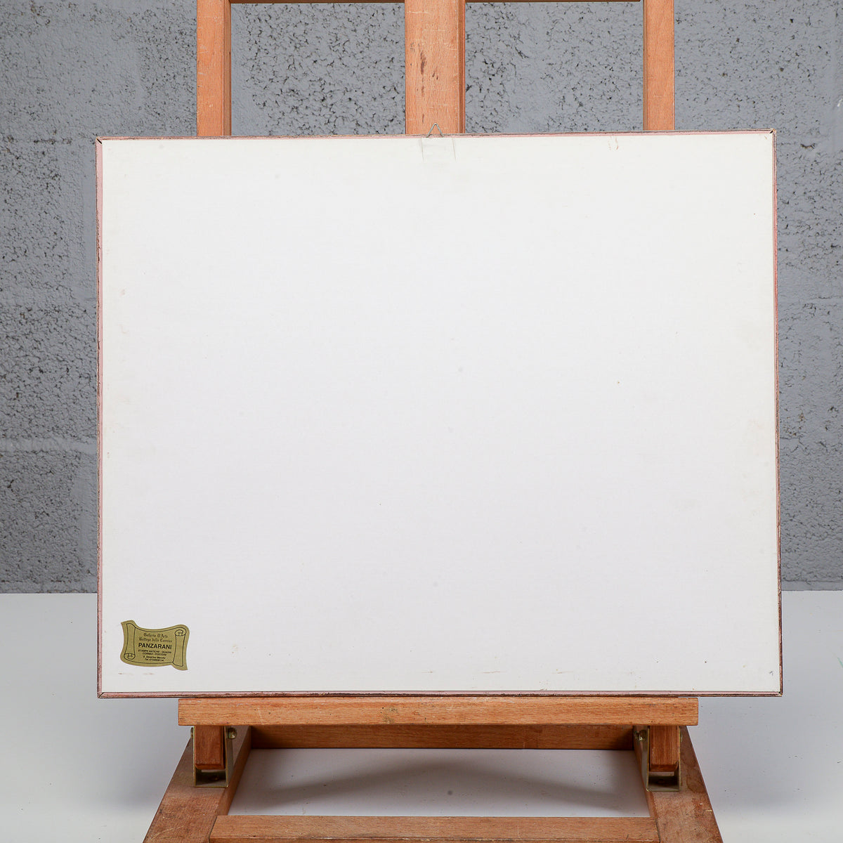 Quadro donna in campagna galline Italia XX secolo