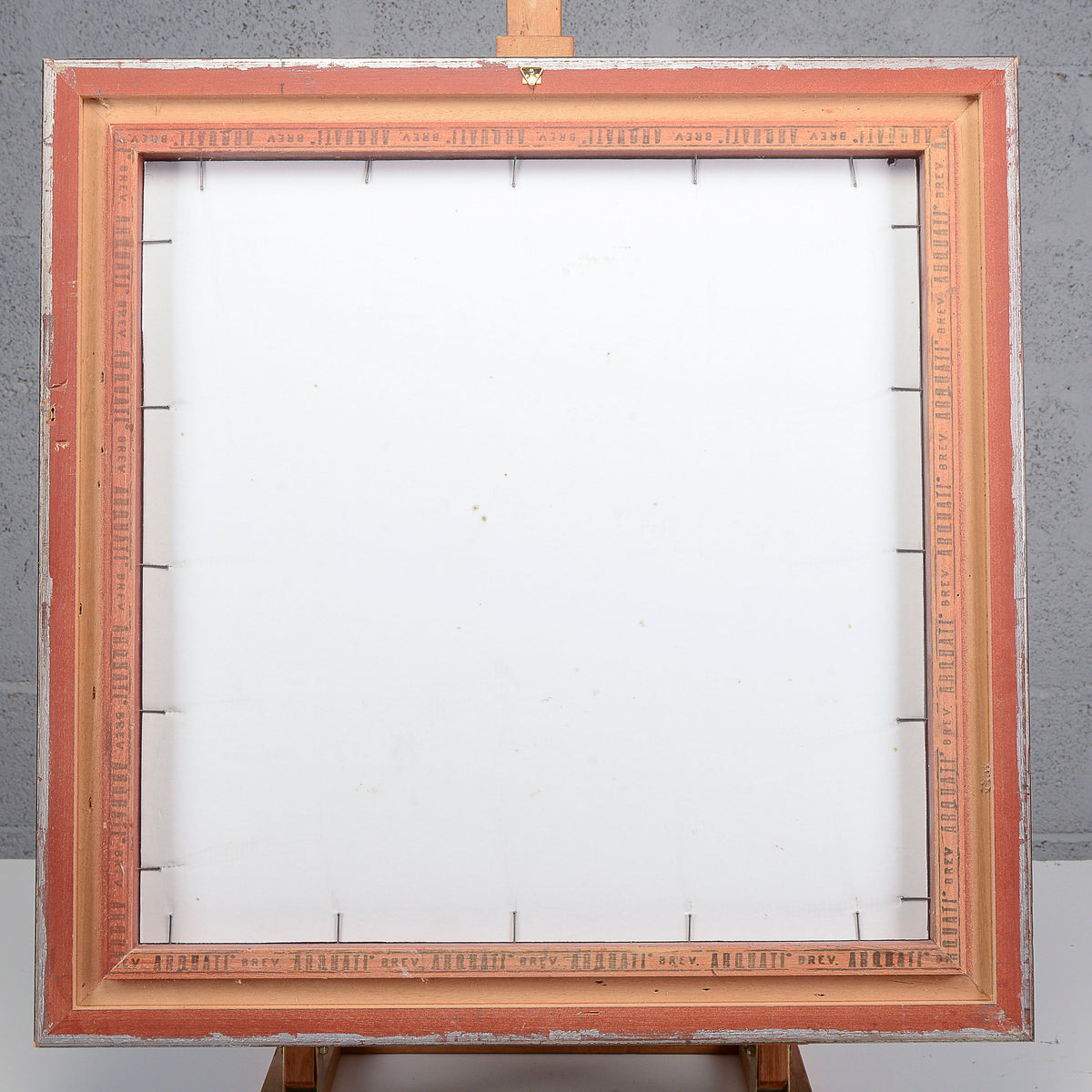Dipinto quadro fanciulla che fila XX secolo