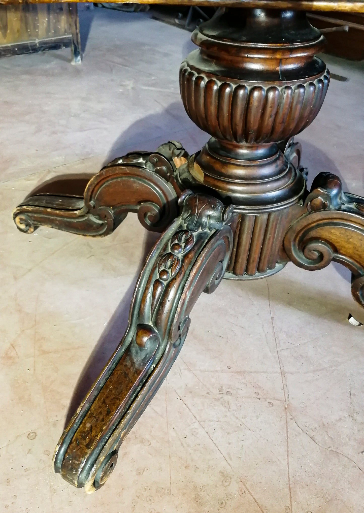 TAVOLINO DA THE A BISCOTTO FRANCESE EPOCA FINE '800
