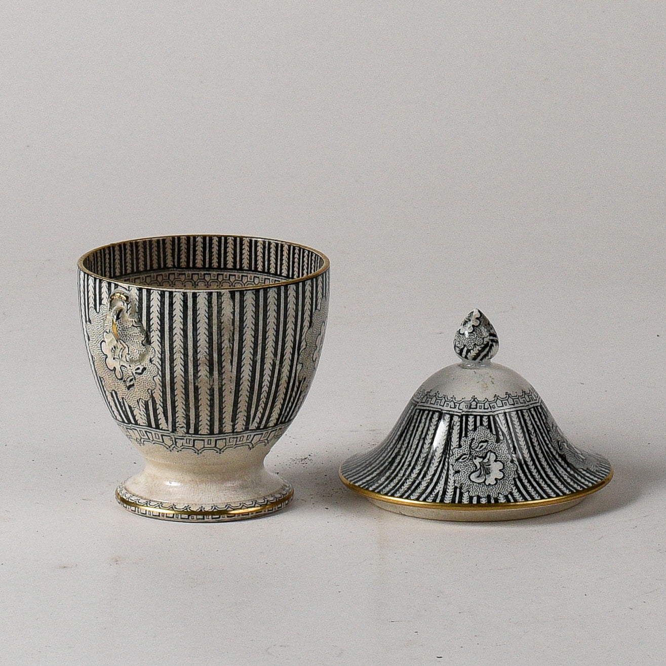 Vaso ceramica Davenport Ducrot liberty grafica originale integra