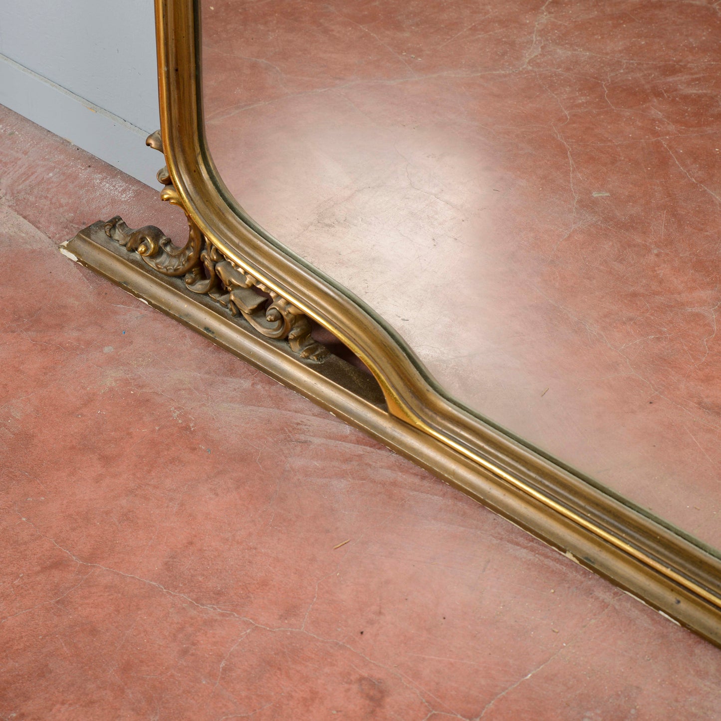 Specchio Specchiera Da Credenza Epoca 900