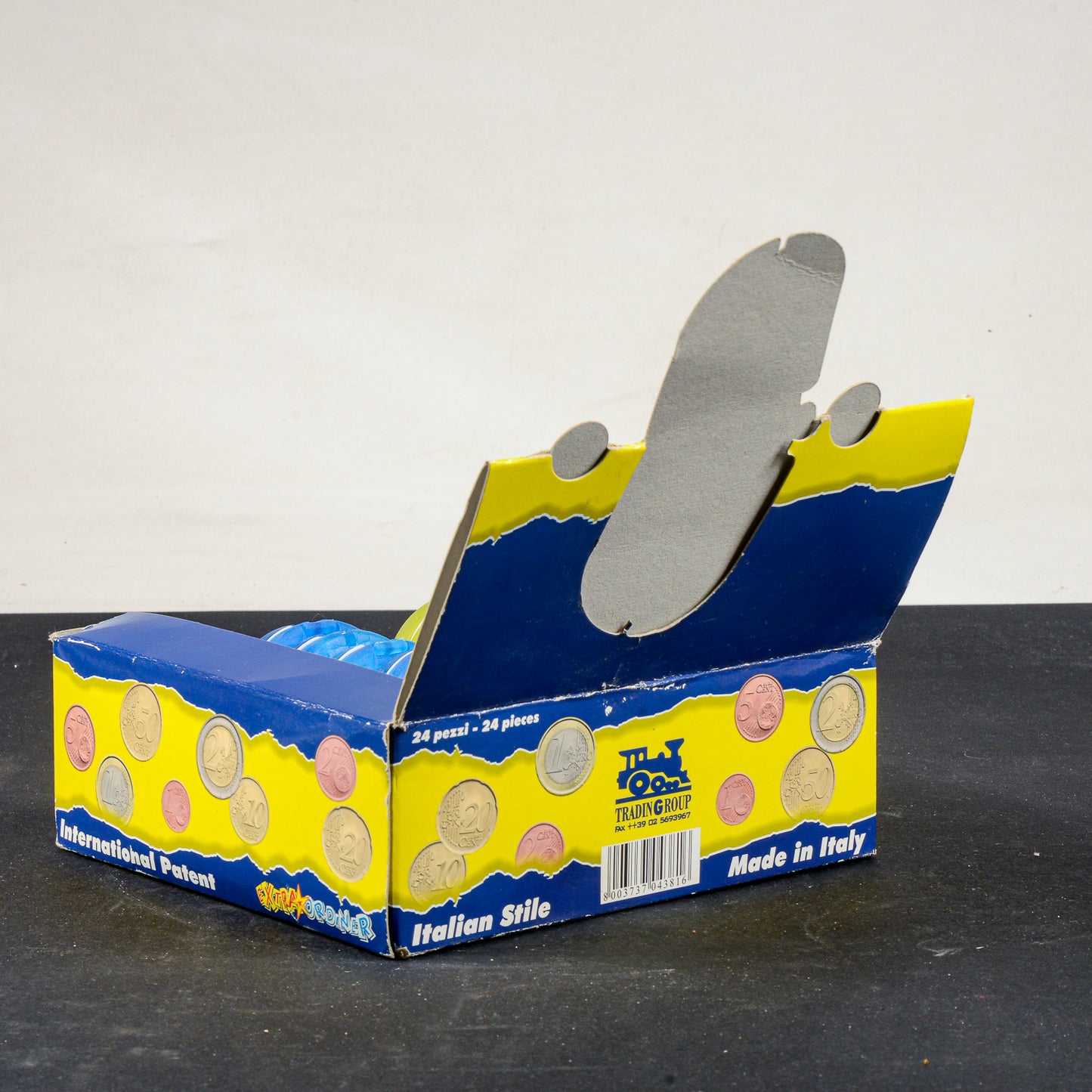 scatola di contenitori porta monere euro ebaggy del 2000 cambio lira eur