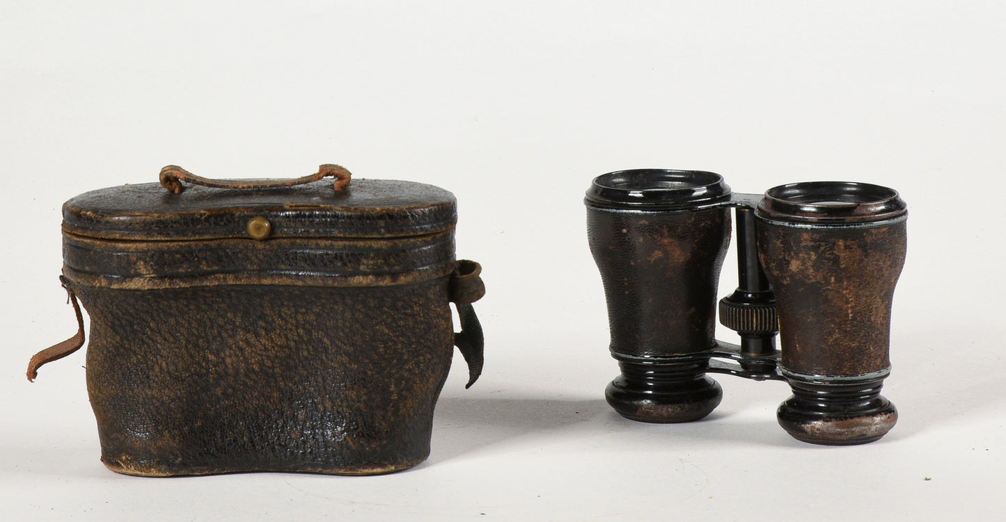 Binocolo da teatro con custodia Italia anni '40