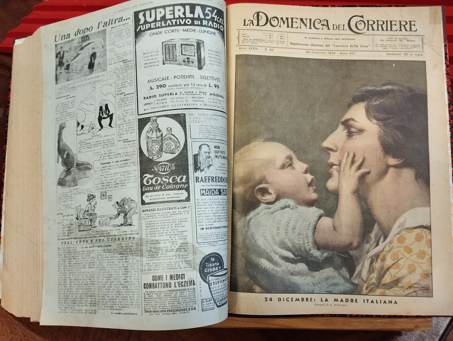 La Domencia del Corriere giornale settimanale annata completa del 1934