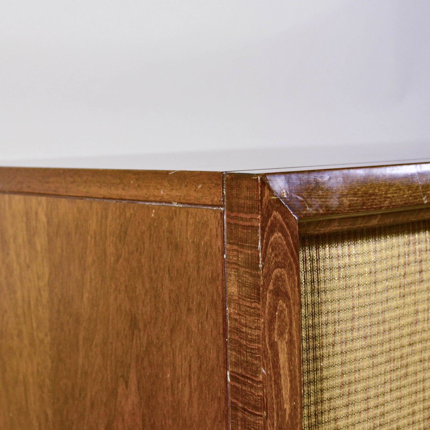 Console Stereo Admiral Con Giradischi In Legno Massello Anni 50