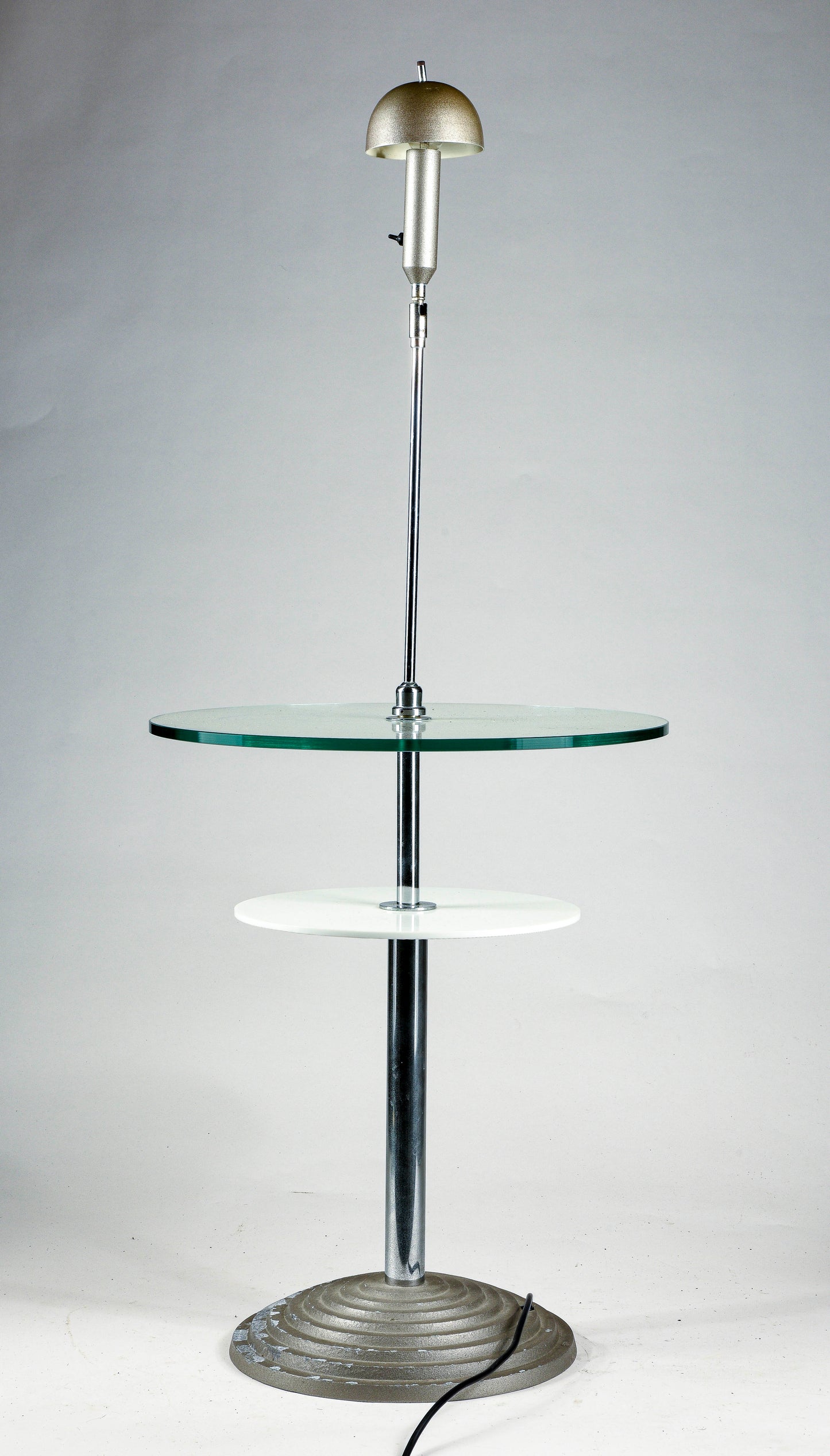 Tavolino da lettura con lampada snodabile by Daniela Puppa and Franco Raggi for Fontana Arte, 1988