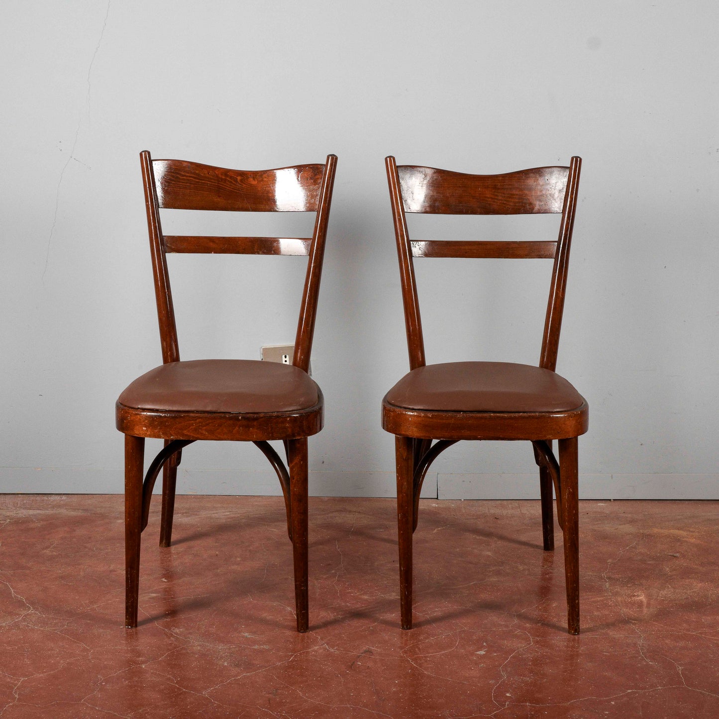 Coppia di sedie art deco