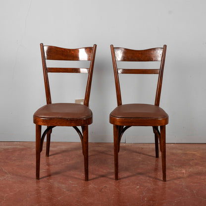 Coppia di sedie art deco