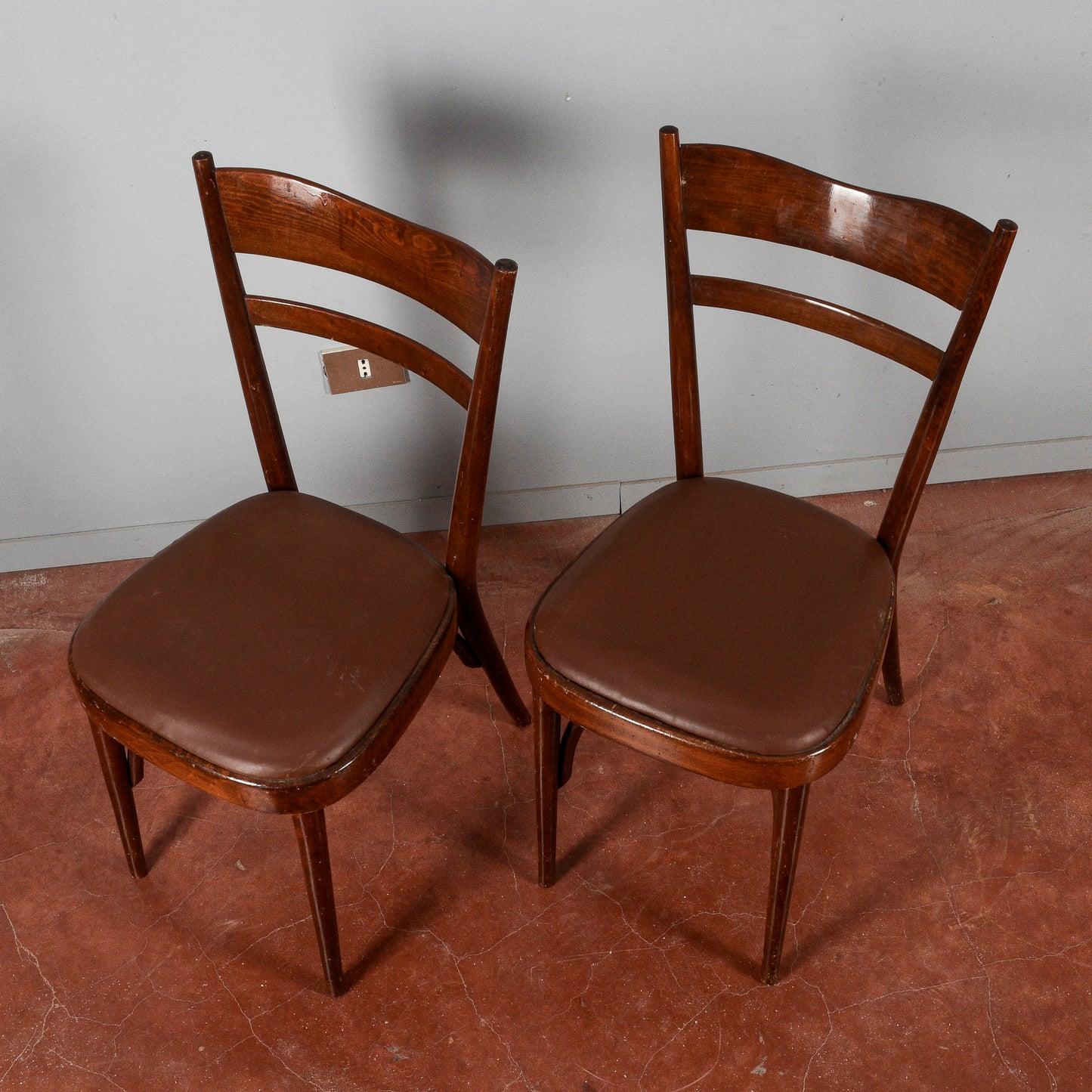 Coppia di sedie art deco