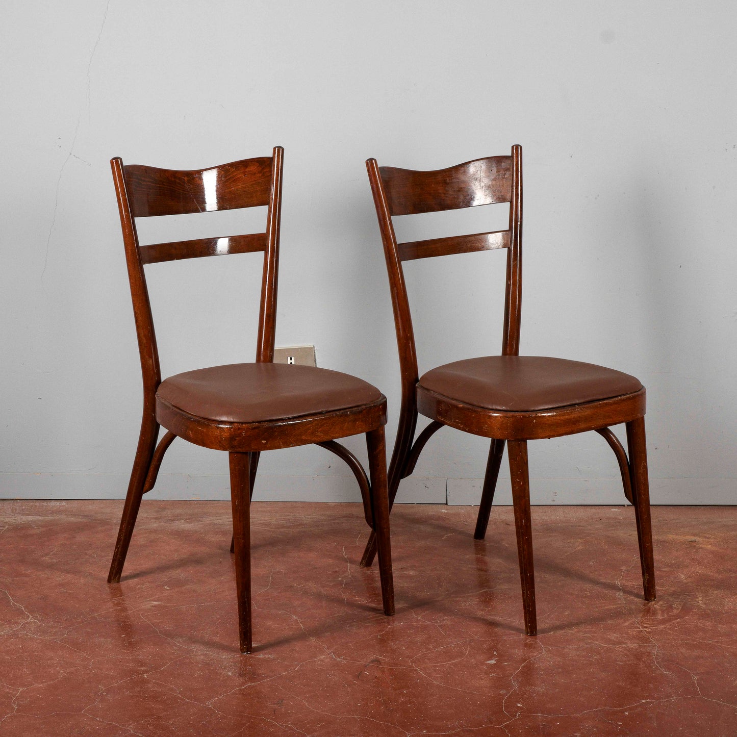 Coppia di sedie art deco