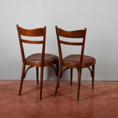 Coppia di sedie art deco