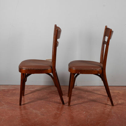 Coppia di sedie art deco