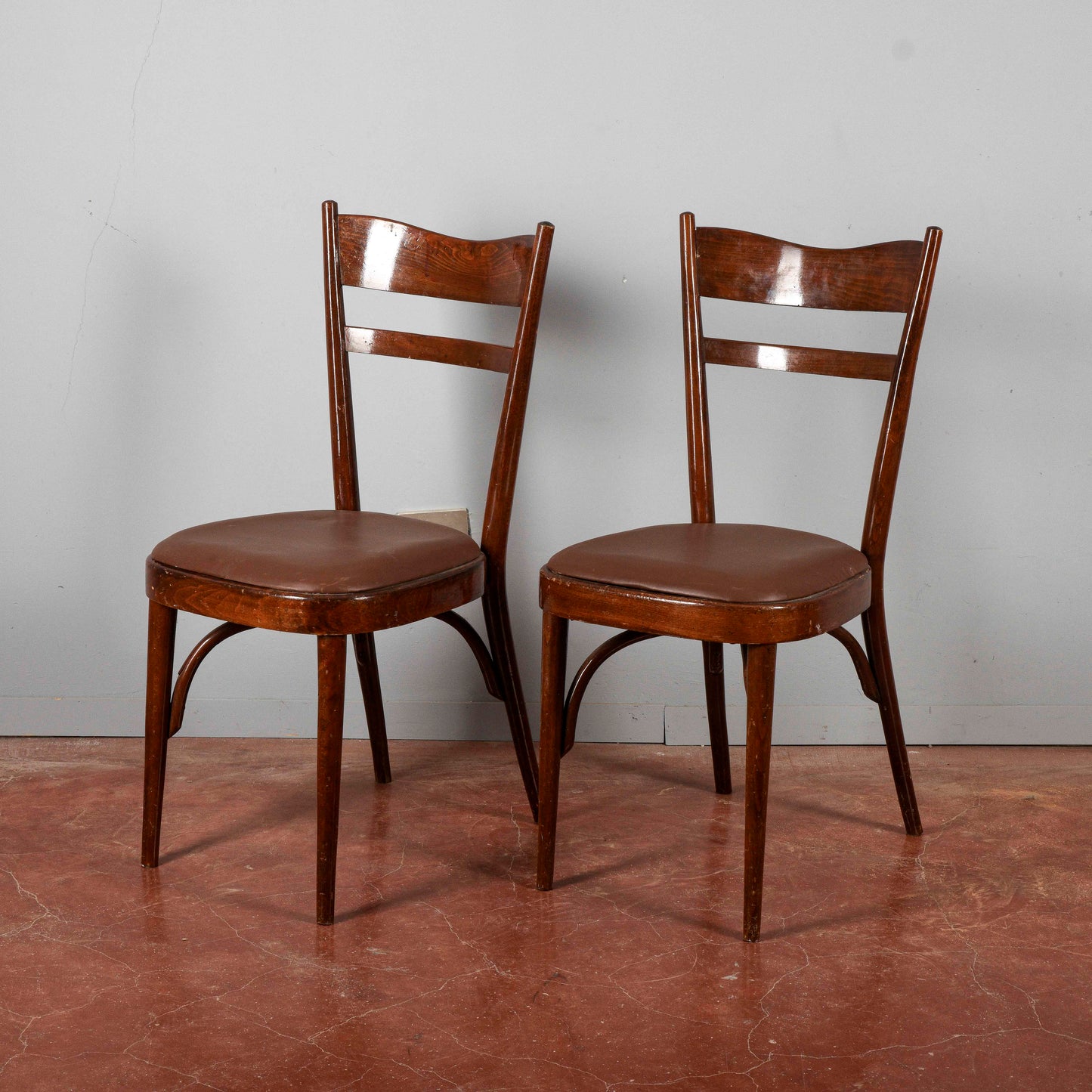 Coppia di sedie art deco