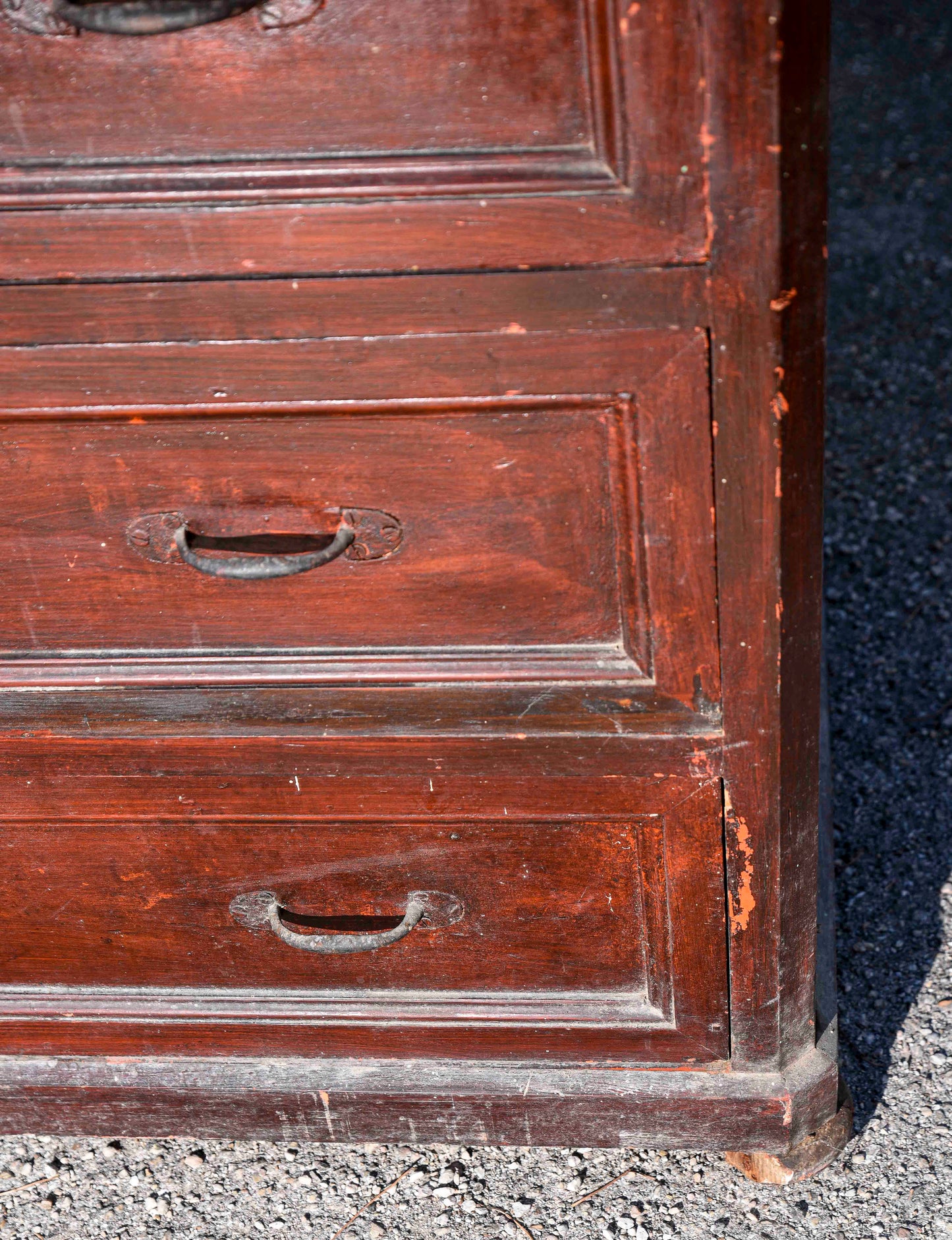 Comò cassettone 4 cassetti in legno di abete epoca primo 900