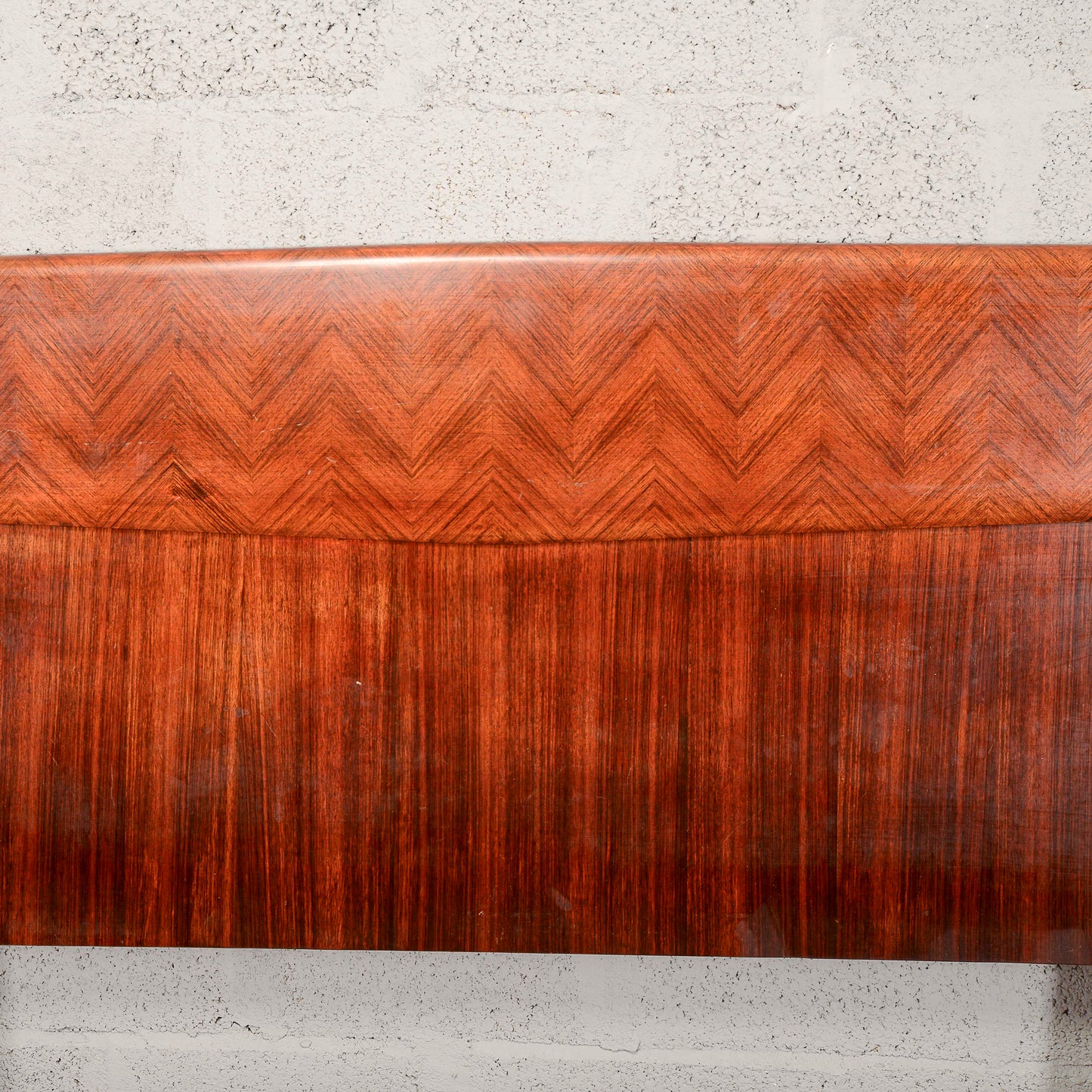 Testa letto curva art deco