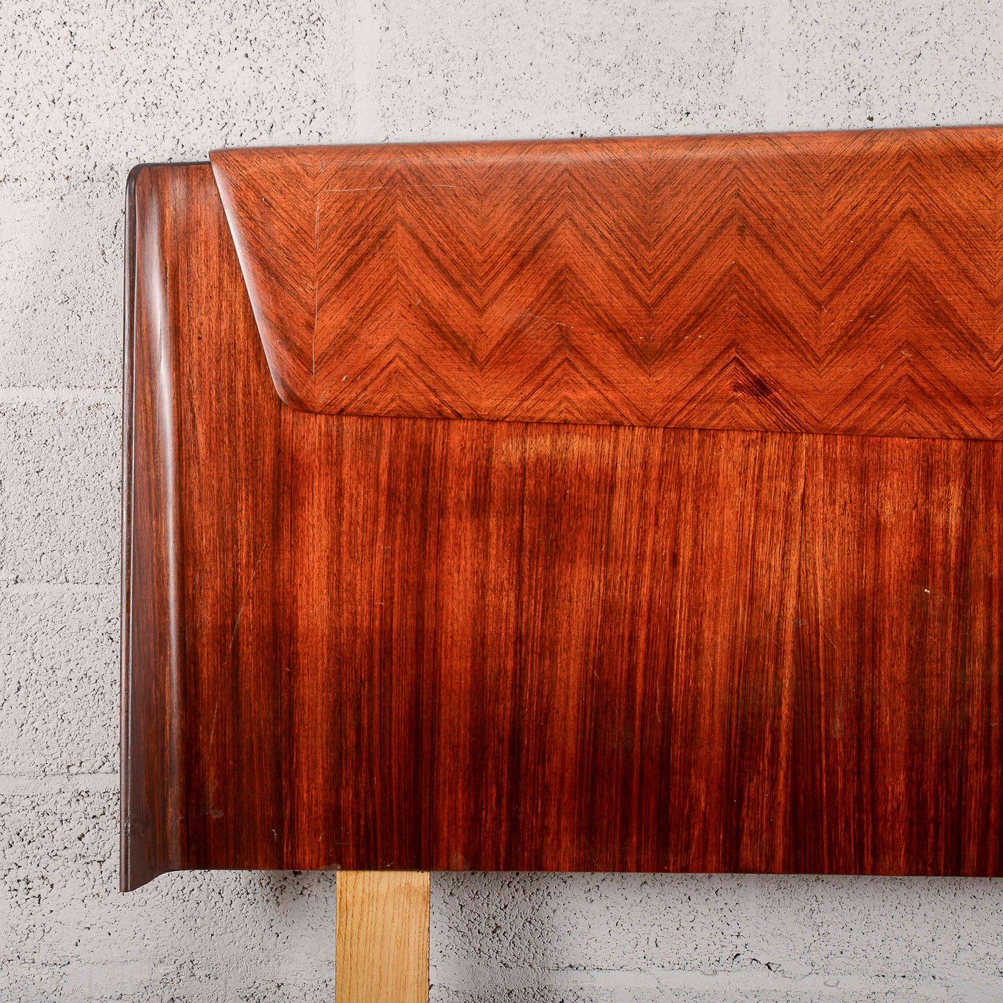 Testa letto curva art deco