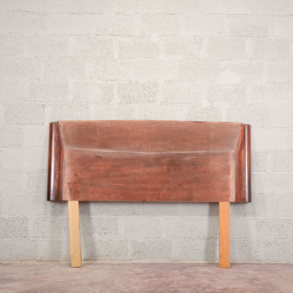 Testa letto curva art deco