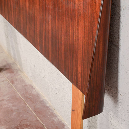 Testa letto curva art deco
