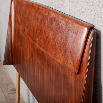 Testa letto curva art deco