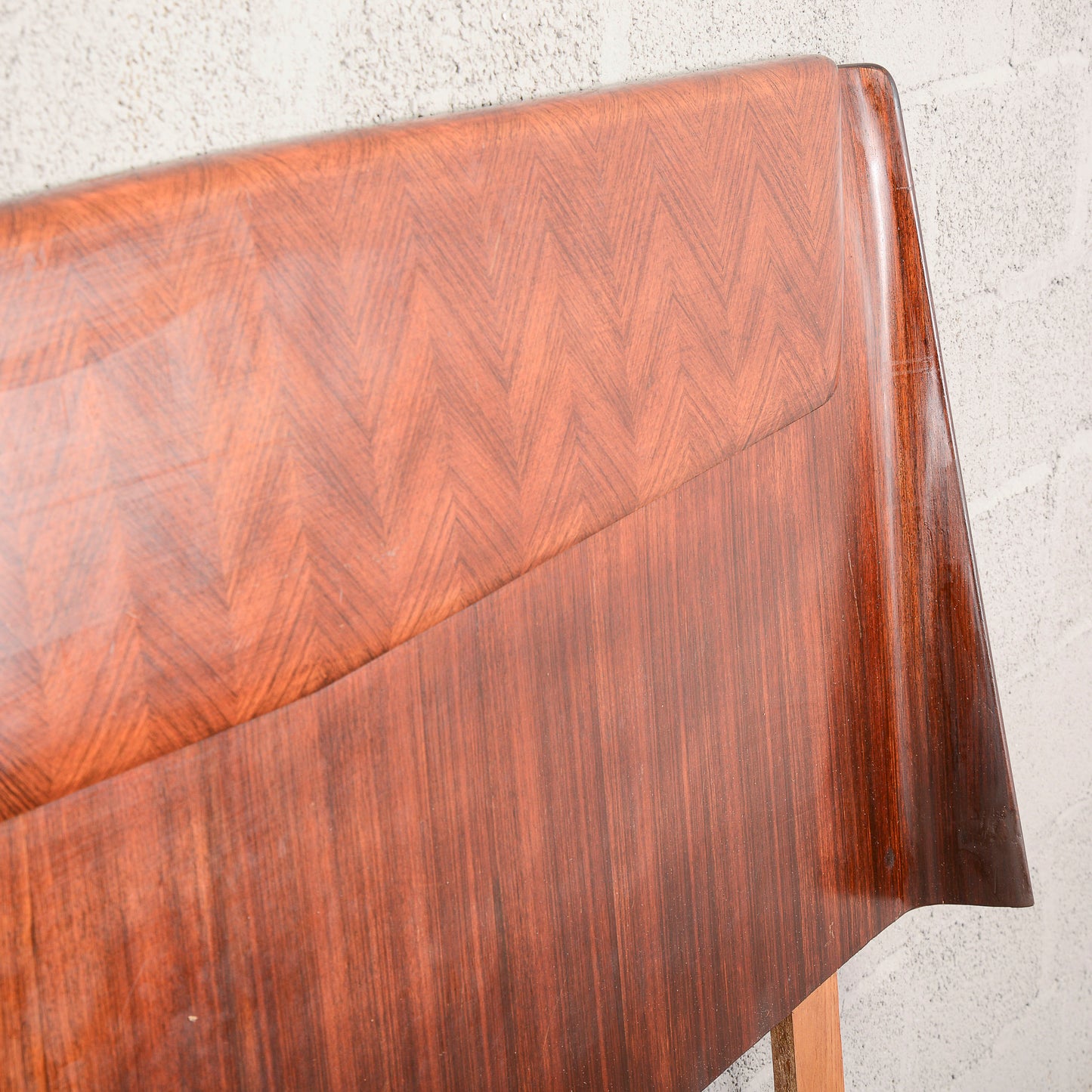 Testa letto curva art deco
