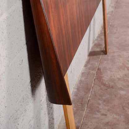 Testa letto curva art deco