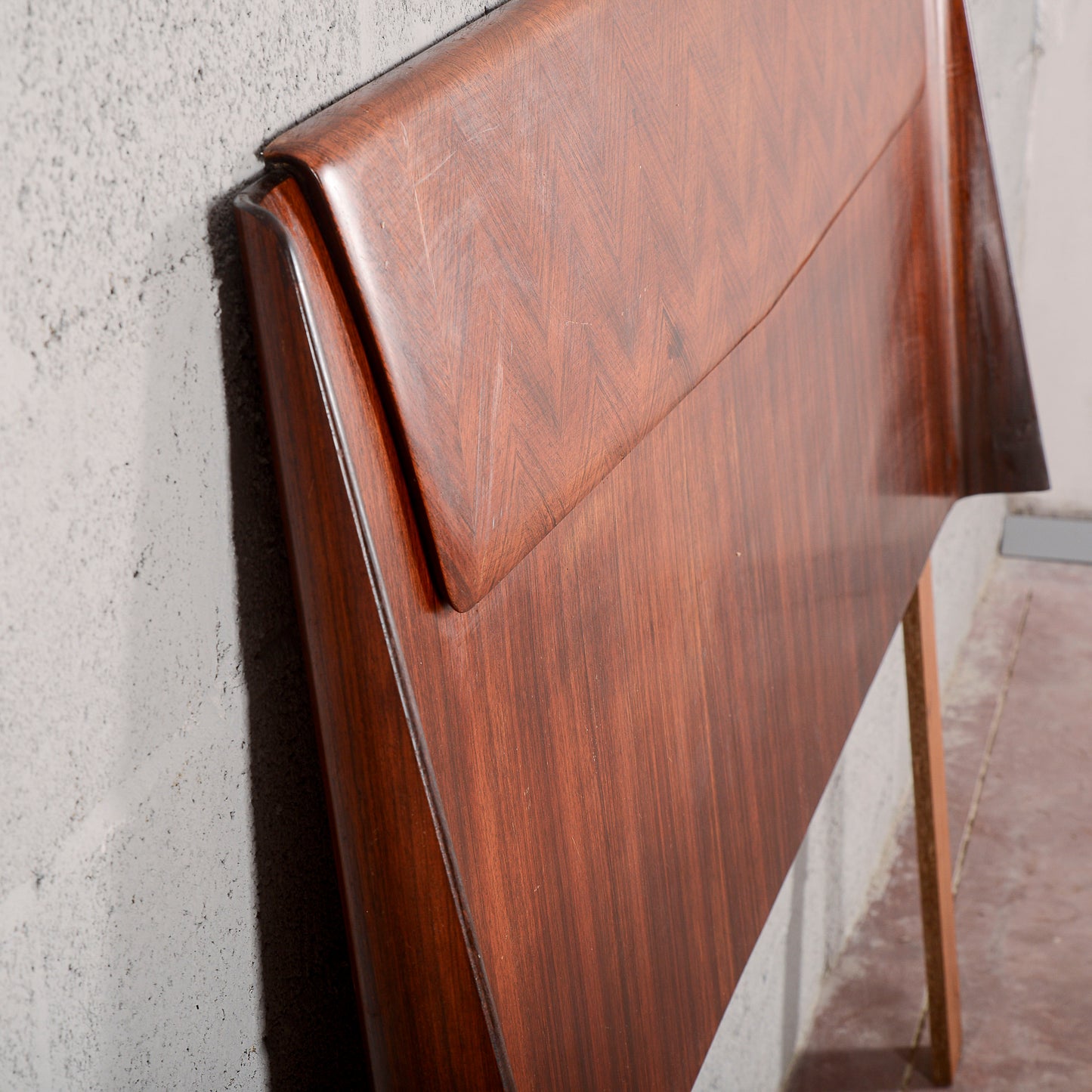 Testa letto curva art deco