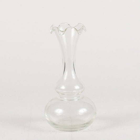Vaso in vetro cilindrico smussato 1990