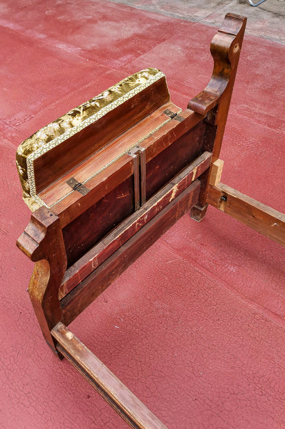 Divano letto  in tessuto damascato Italia epoca Liberty Art Nouveau
