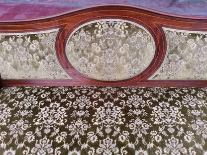 Divano letto  in tessuto damascato Italia epoca Liberty Art Nouveau