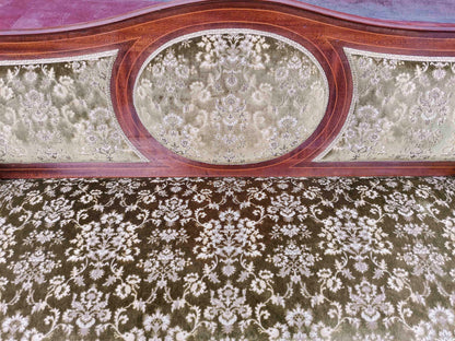 Divano letto  in tessuto damascato Italia epoca Liberty Art Nouveau