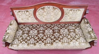 Divano letto  in tessuto damascato Italia epoca Liberty Art Nouveau