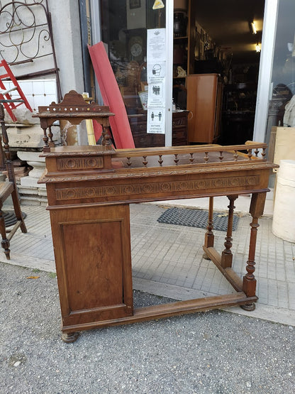 Scrivania scrittoio in noce epoca Liberty