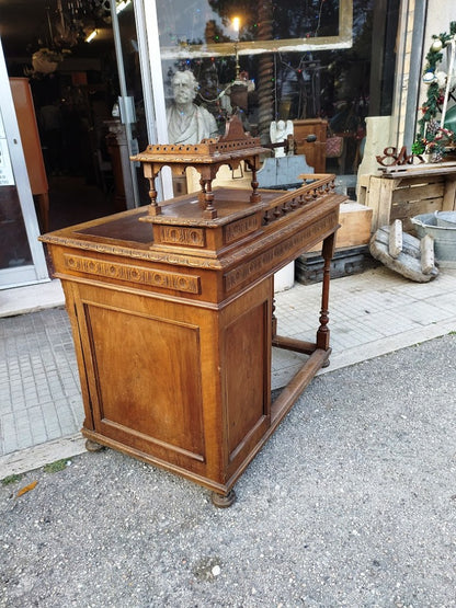 Scrivania scrittoio in noce epoca Liberty