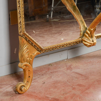 Consolle Specchio Parete Con Mensola Da Terra Mid Century
