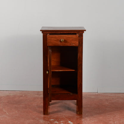 Comodino in legno massello inizio XX secolo