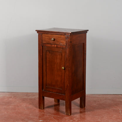 Comodino in legno massello inizio XX secolo
