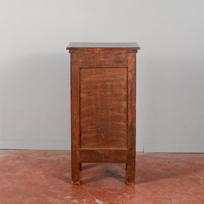 Comodino in legno massello inizio XX secolo