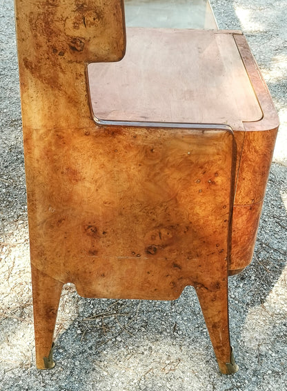 Consolle toletta con specchiera  design  Vittorio Dassi  1950