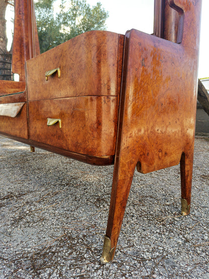 Consolle toletta con specchiera  design  Vittorio Dassi  1950
