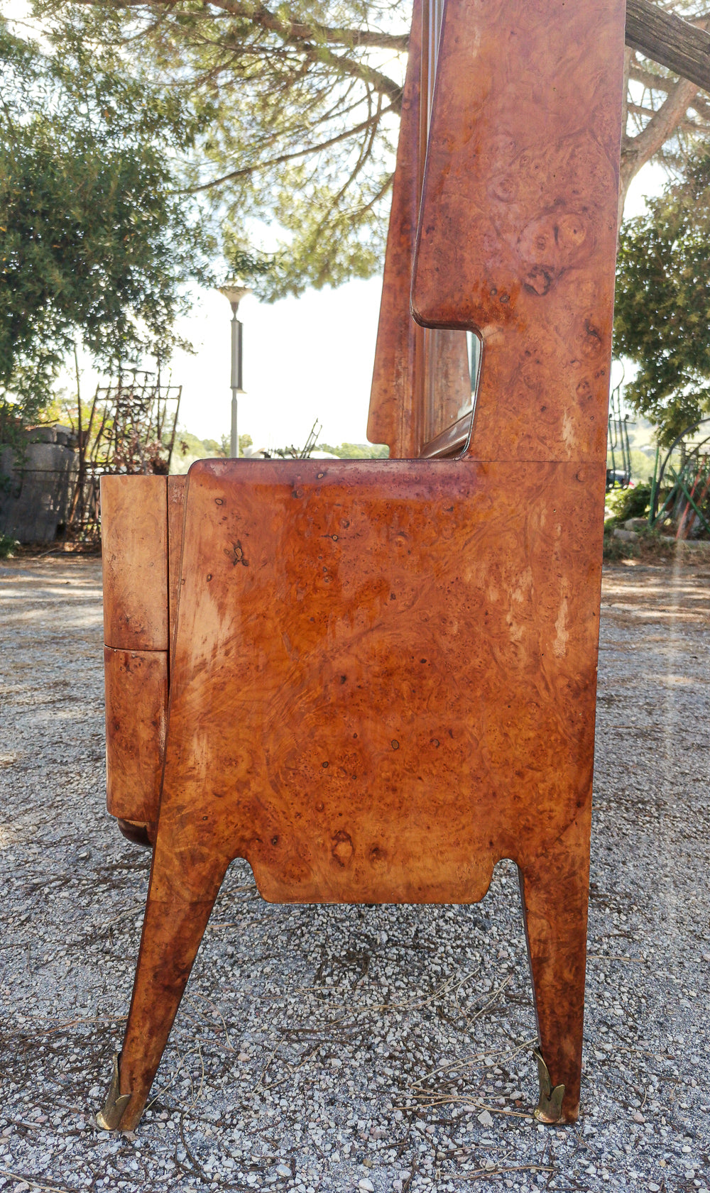 Consolle toletta con specchiera  design  Vittorio Dassi  1950