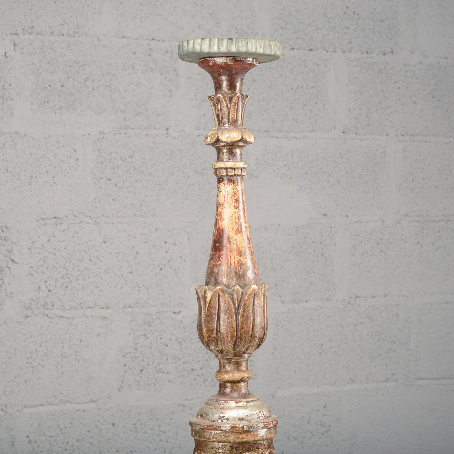 Candeliere laccato base marmo